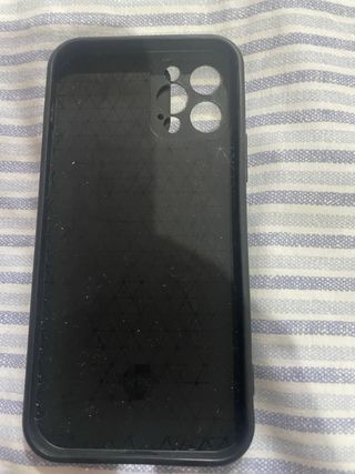 Funda móvil negra iPhone 12 Pro