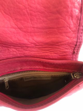 Bolso pequeño piel rosa
