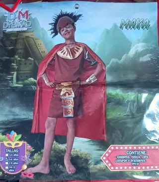 Disfraz Maya Niño Talla 5-6