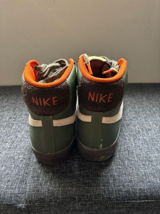 Zapatillas Nike Blazer Mid Verde Naranja