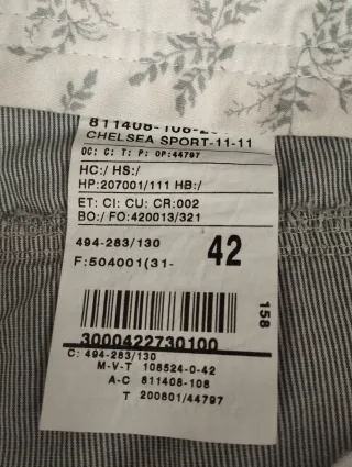 Traje Florentino Gris Rayas