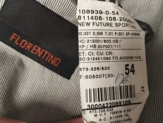 Traje Florentino Gris Rayas