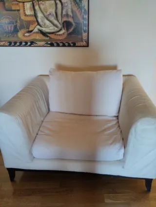 2 Sillones Beige Pluma de Oca. 60 euros cada uno