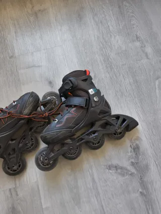 Patines en línea Oxelo Negro/Naranja Talla 32-35