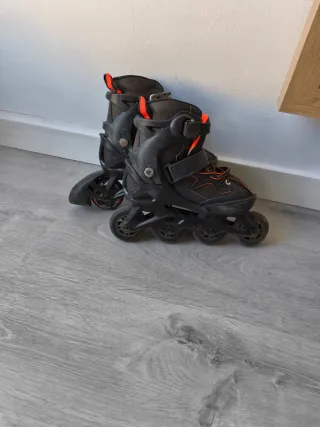 Patines en línea Oxelo Negro/Naranja Talla 32-35