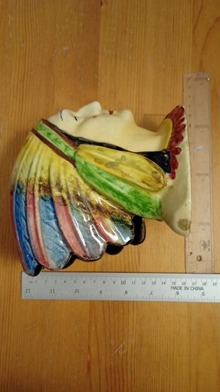 Hucha Indio Americano Cerámica