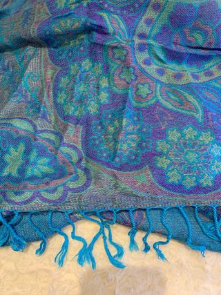 Pashmina  Turquesa