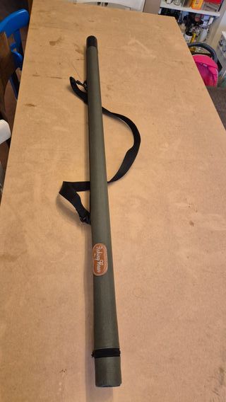 Caña de pesca a mosca + funda + carrete