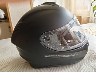 Casco MT Helmets Targo Shell Negro Mate Talla L