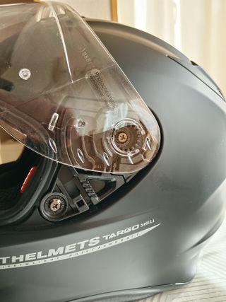 Casco MT Helmets Targo Shell Negro Mate Talla L