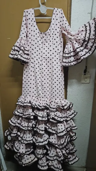 Vestido Sevillana Lunares Talla 40