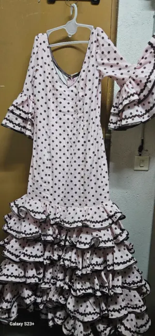 Vestido Sevillana Lunares Talla 40