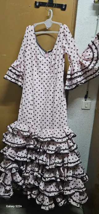 Vestido Sevillana Lunares Talla 40
