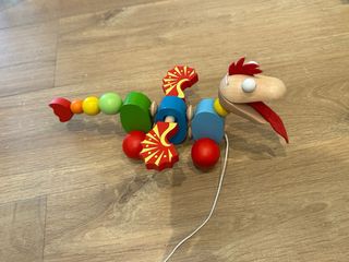 Lote Juguetes Madera Bloques Tren Puzzles