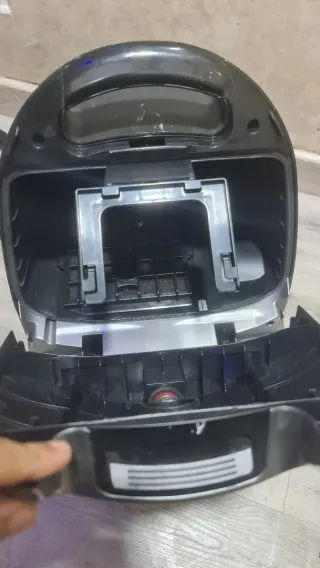 Aspiradora Qilive Plata y Azul