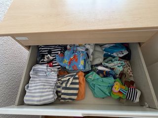 Mueble cambiador con bañera