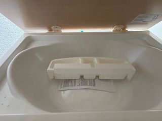 Mueble cambiador con bañera