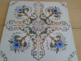 M8 AZULEJOS MODERNISTAS FLORES ANTIGUOS