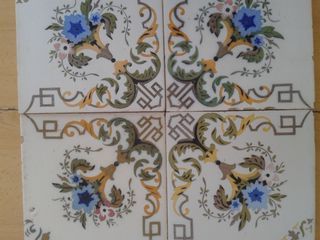 M8 AZULEJOS MODERNISTAS FLORES ANTIGUOS