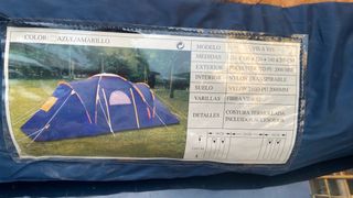 Tenda da campeggio blu BOOMERANG VIS A VIS NUOVA