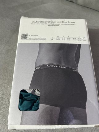 3 trunk Calvin Klein Microfibra Taglia M