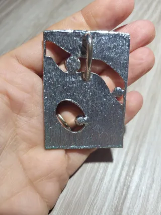 Colgante esmaltado diseño abstracto