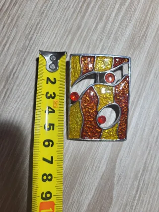 Colgante esmaltado diseño abstracto