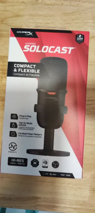 HyperX SoloCast Micrófono Compacto