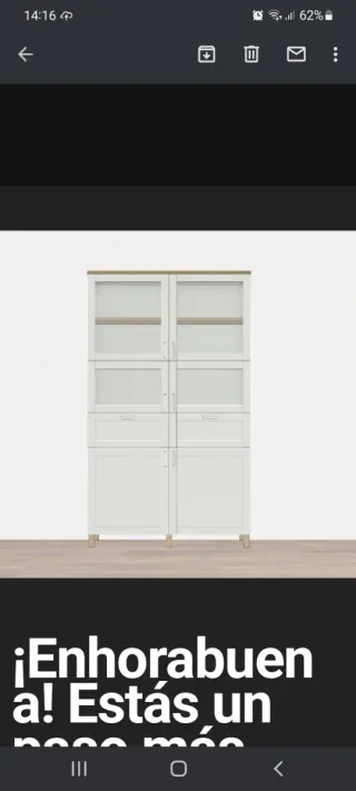 Armario Vitrina Ikea Cocina Salón