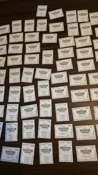 Cromos Coleccionables Stranger Things