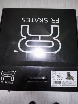 Patines FR Skates AXS Talla 37-40 Negro