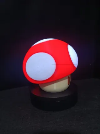 Lámpara Hongo Super Mario Bros