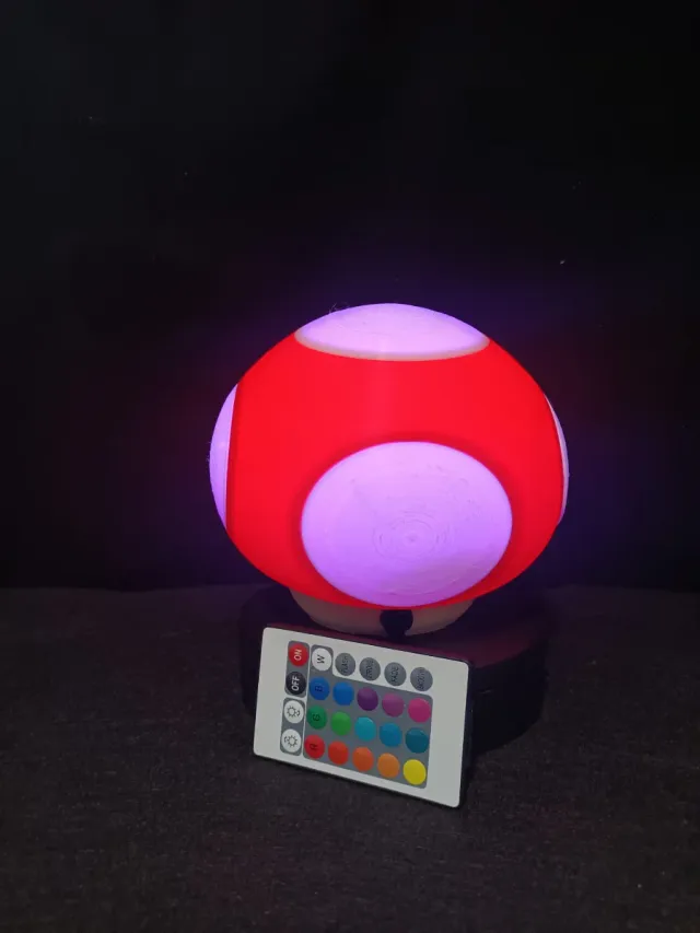 Lámpara Hongo Super Mario Bros