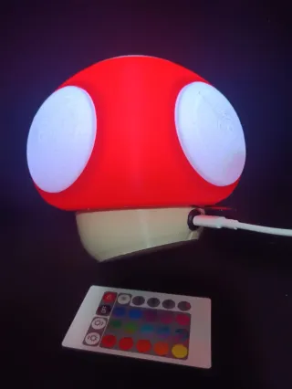 Lámpara Hongo Super Mario Bros