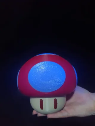 Lámpara Hongo Super Mario Bros