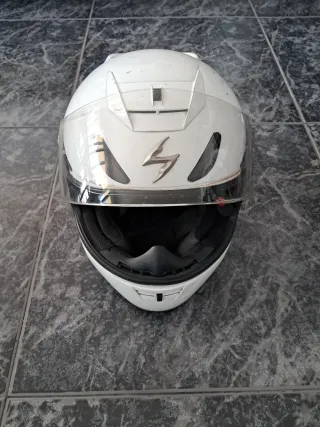 Casco Moto Scorpion EXO-750 Blanco Integral