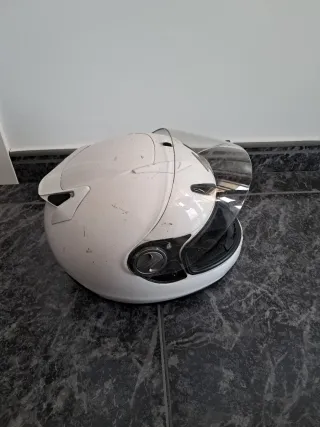 Casco Moto Scorpion EXO-750 Blanco Integral