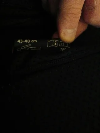 Peto ALPINESTARS Bionic Plus Negro Rojo Talla L