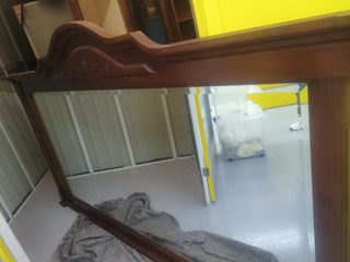 Aparador y Espejo Madera Maciza Roble