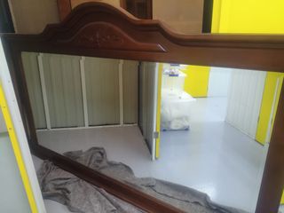 Aparador y Espejo Madera Maciza Roble