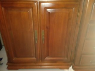 Aparador y Espejo Madera Maciza Roble