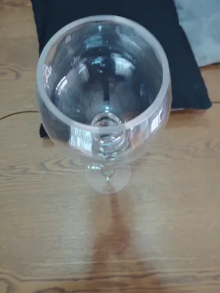 Jarra ou porta velas de vidro 41cm