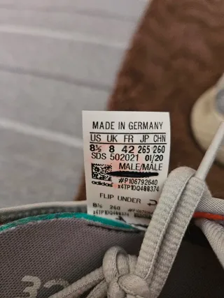 Zapatillas Adidas Bounce Grises Naranja