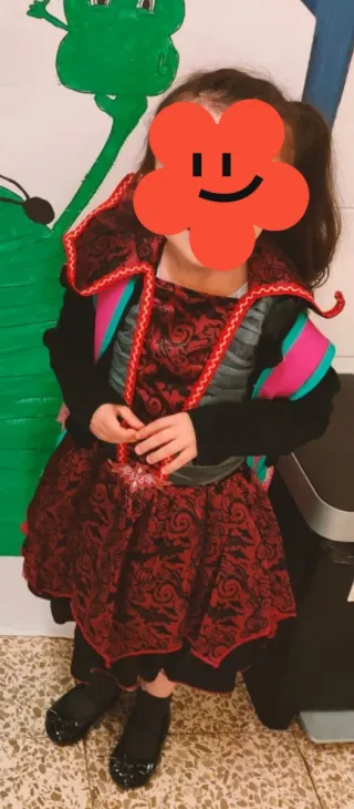 Disfraz niña vampira talla 4-6