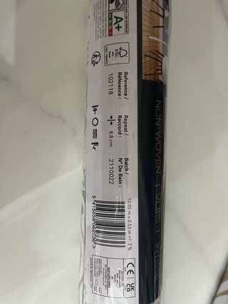 Papel pintado de 10m. Azulejos azules