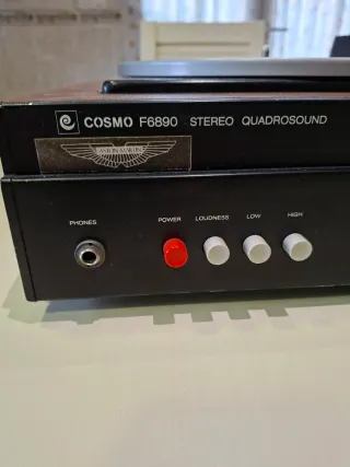 Receiver Cosmo F6890 Stereo Quadrosound Tocadiscos