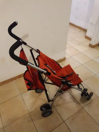 Silla de paseo para bebé color teja