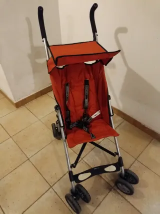 Silla de paseo para bebé color teja