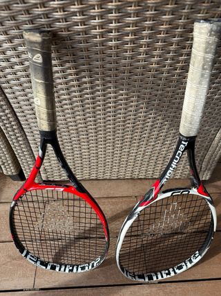 2 Raquetas de Tenis Junior marca Tecnifibre.