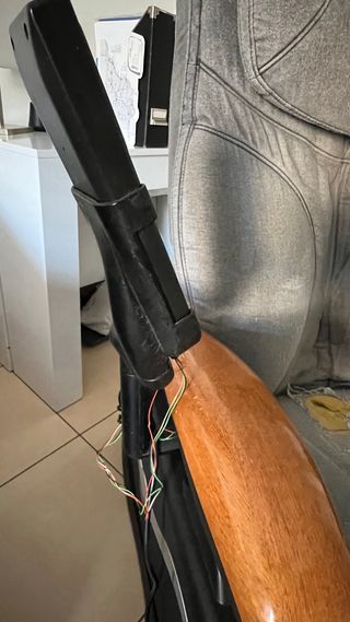 REGALO Sillón de Masaje Tela y Madera